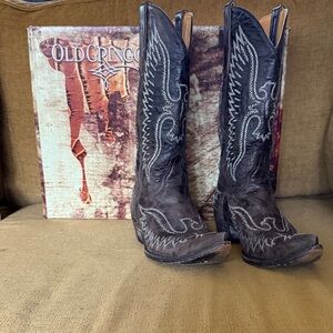 Old Gringo Black and Brown Heeled Boots